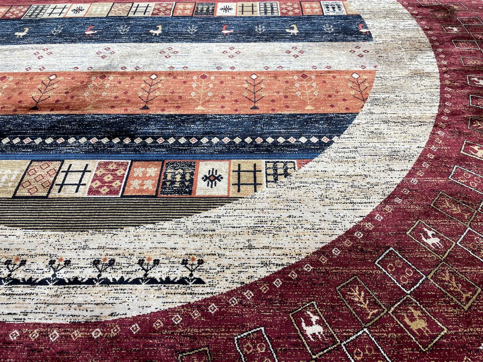 Quality Carpet Bambu Halı Yuvarlak 6475T