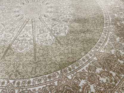 Quality Carpet Bambu Halı Yuvarlak 7544B