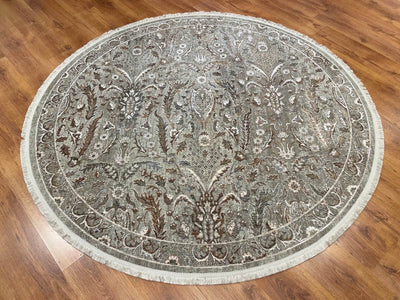 Quality Carpet Bambu Halı Yuvarlak 804 Bej