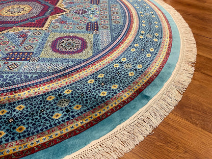 Quality Carpet Bambu Halı Yuvarlak 8141B