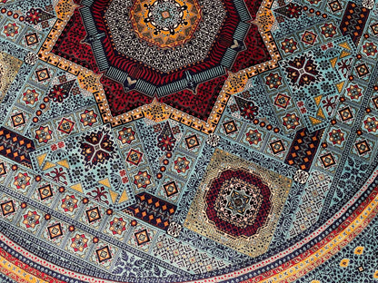 Quality Carpet Bambu Halı Yuvarlak 8141B