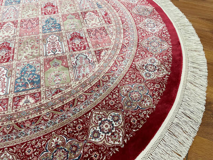 Quality Carpet Bambu Halı Yuvarlak 8182A