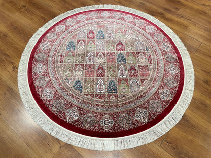 Quality Carpet Bambu Halı Yuvarlak 8182A