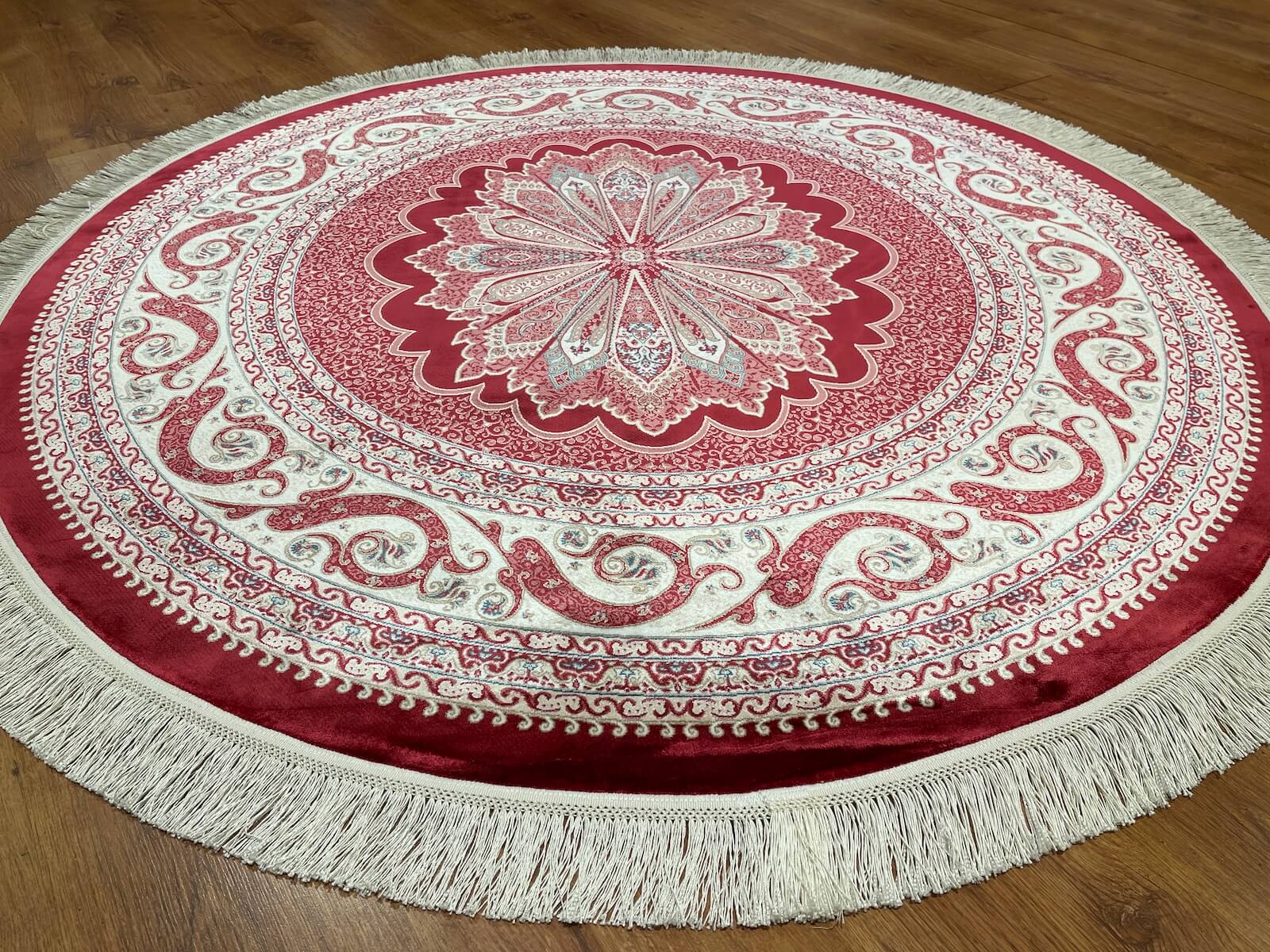 Quality Carpet Bambu Halı Yuvarlak 8361C