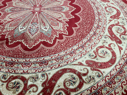 Quality Carpet Bambu Halı Yuvarlak 8361C