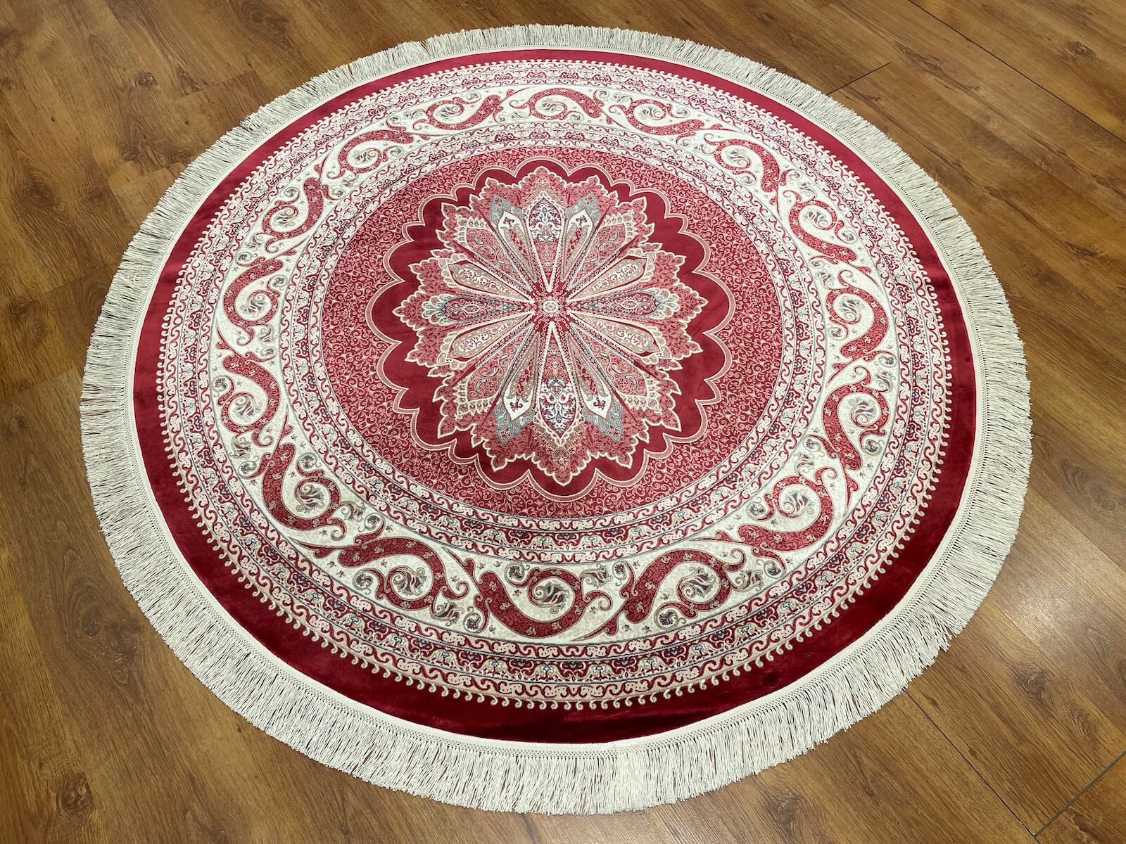 Quality Carpet Bambu Halı Yuvarlak 8361C