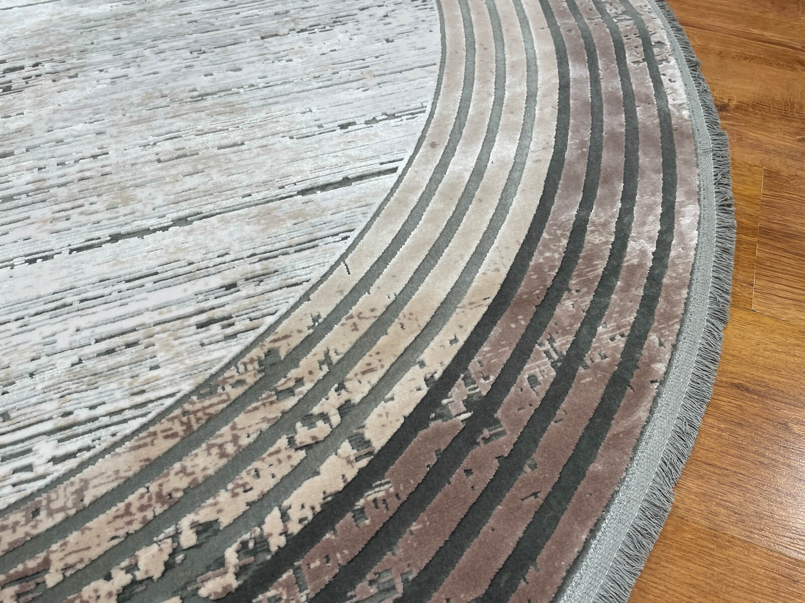 Quality Carpet Bambu Halı Yuvarlak 0839C