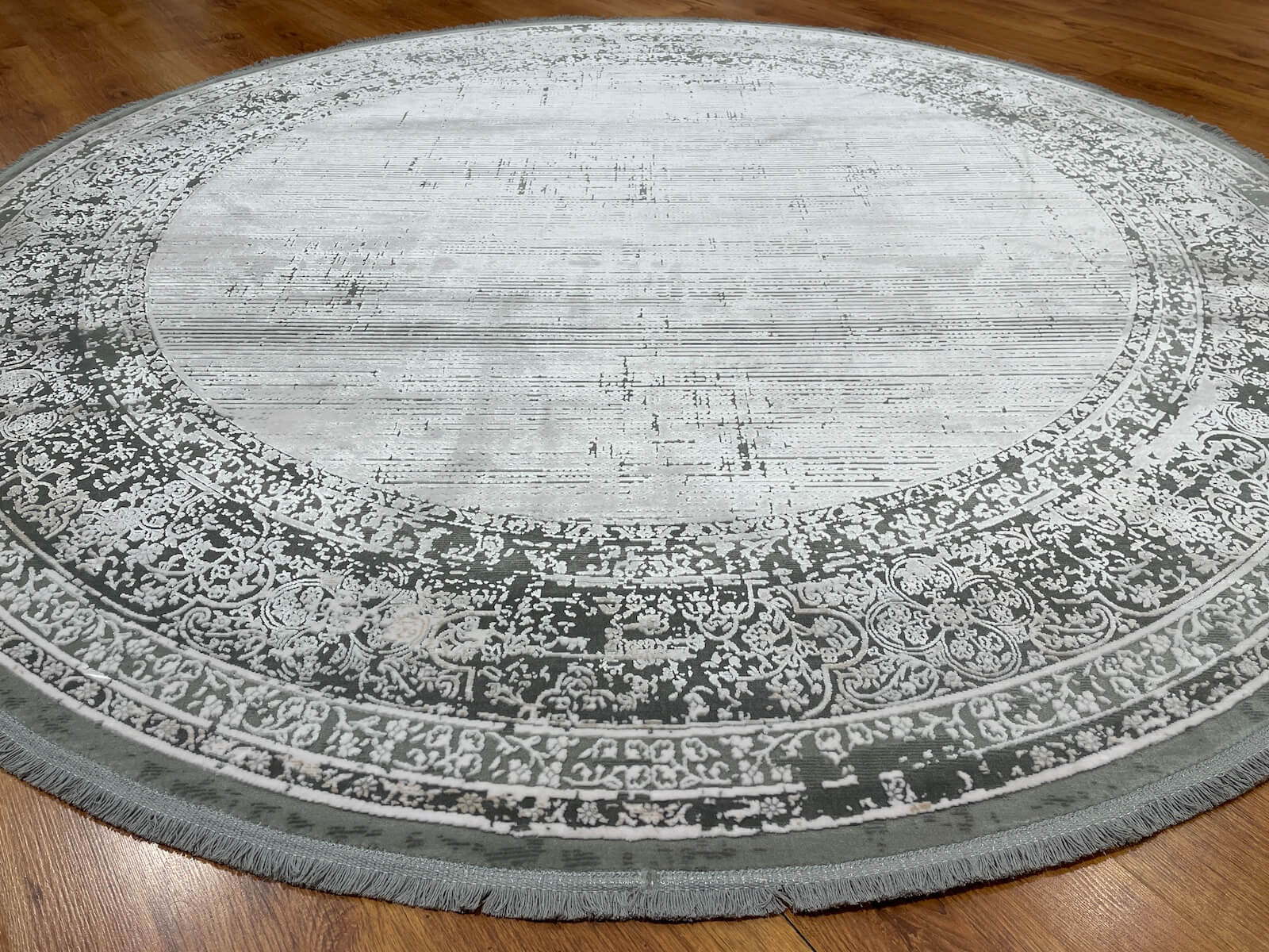 Quality Carpet Bambu Halı Yuvarlak 0868B