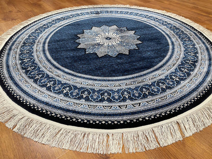 Quality Carpet Bambu Halı Yuvarlak 9179C