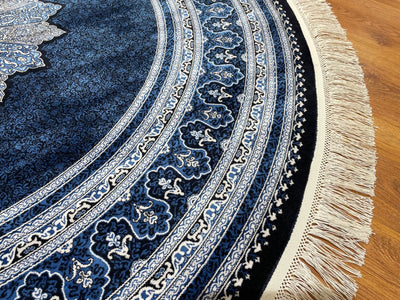 Quality Carpet Bambu Halı Yuvarlak 9179C