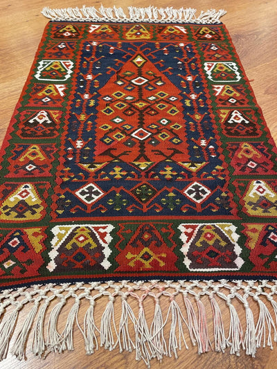 Mihraplı Tablo El Dokuma Saf İpek Kilim