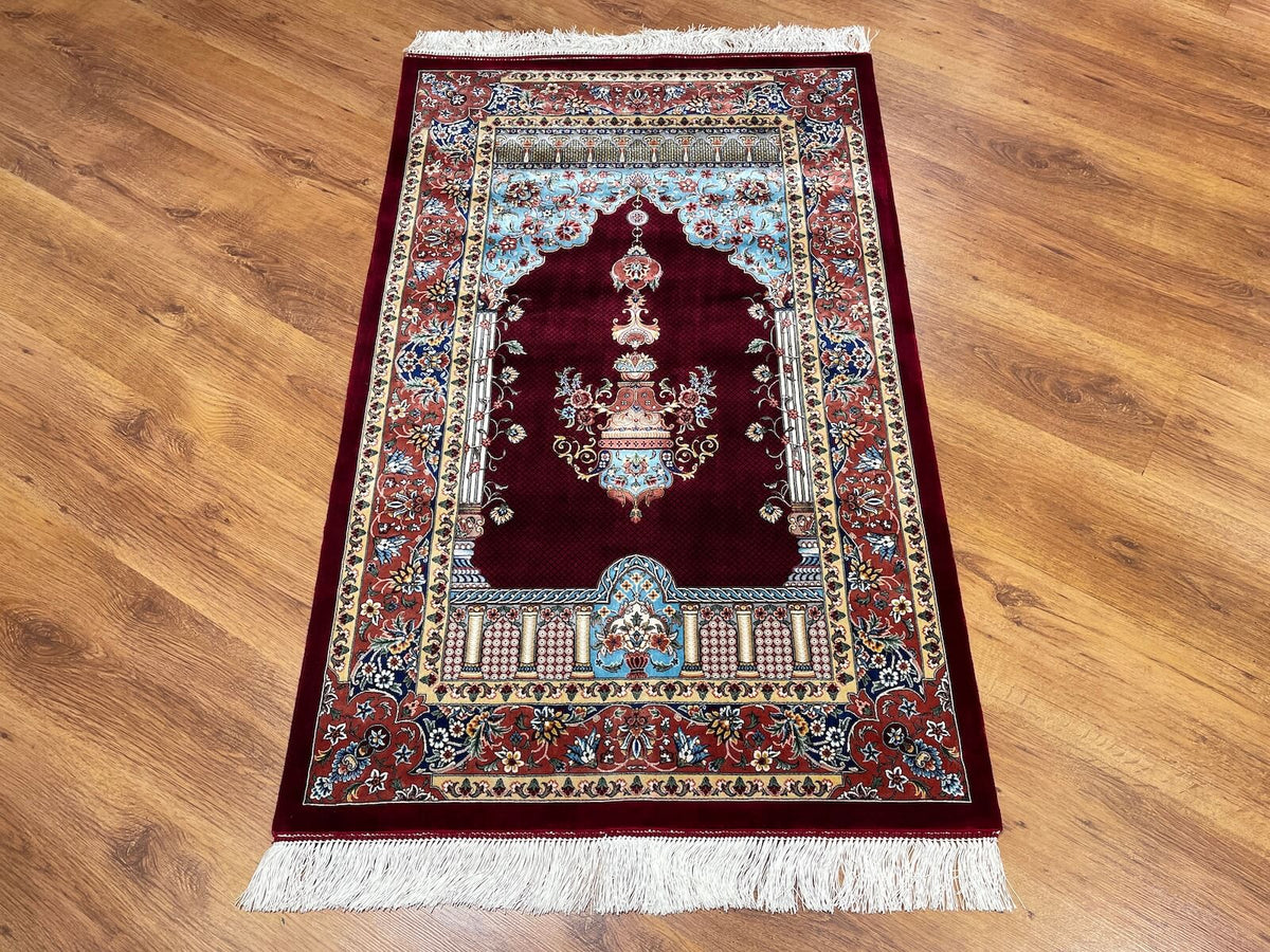Kum Bambu Halı Seccade