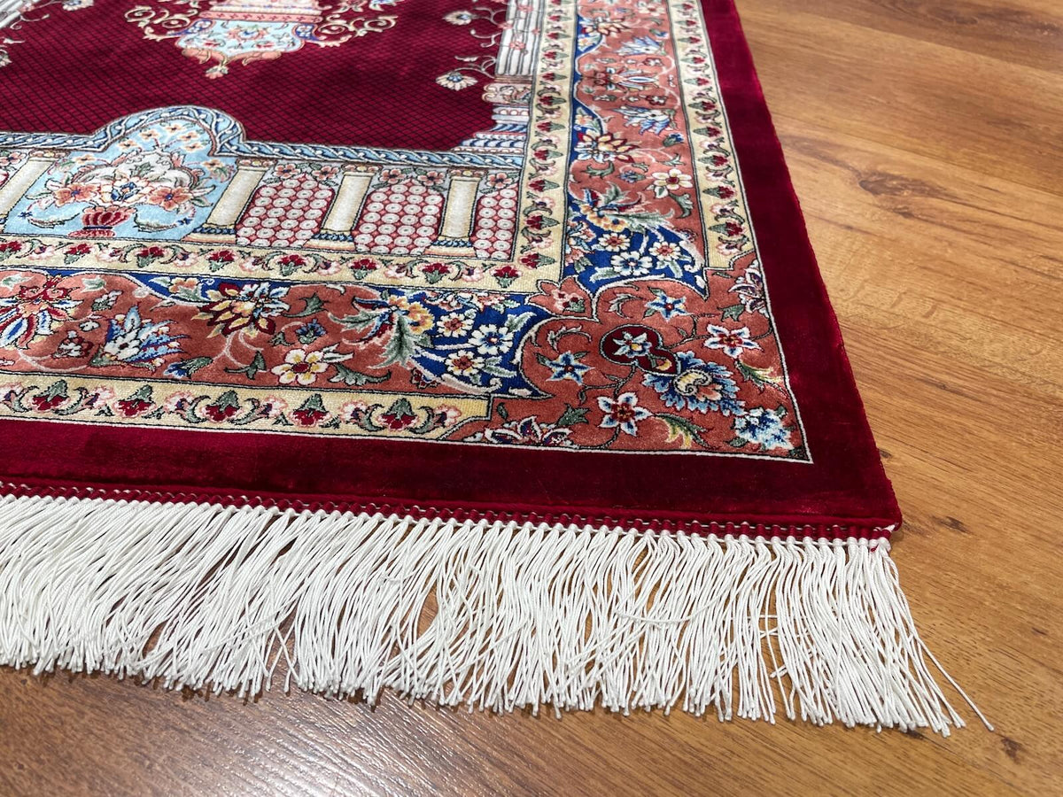 Kum Bambu Halı Seccade