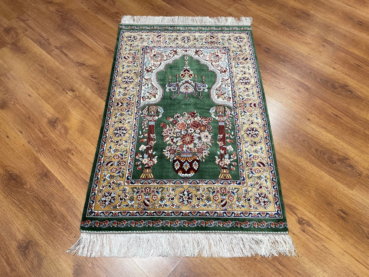 Kum Bambu Halı Seccade