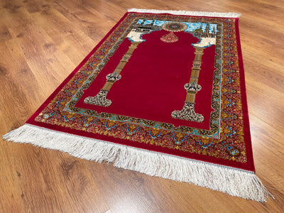 Kum Bambu Halı Seccade