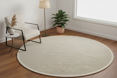 Sisal Halı Yuvarlak Bej 650