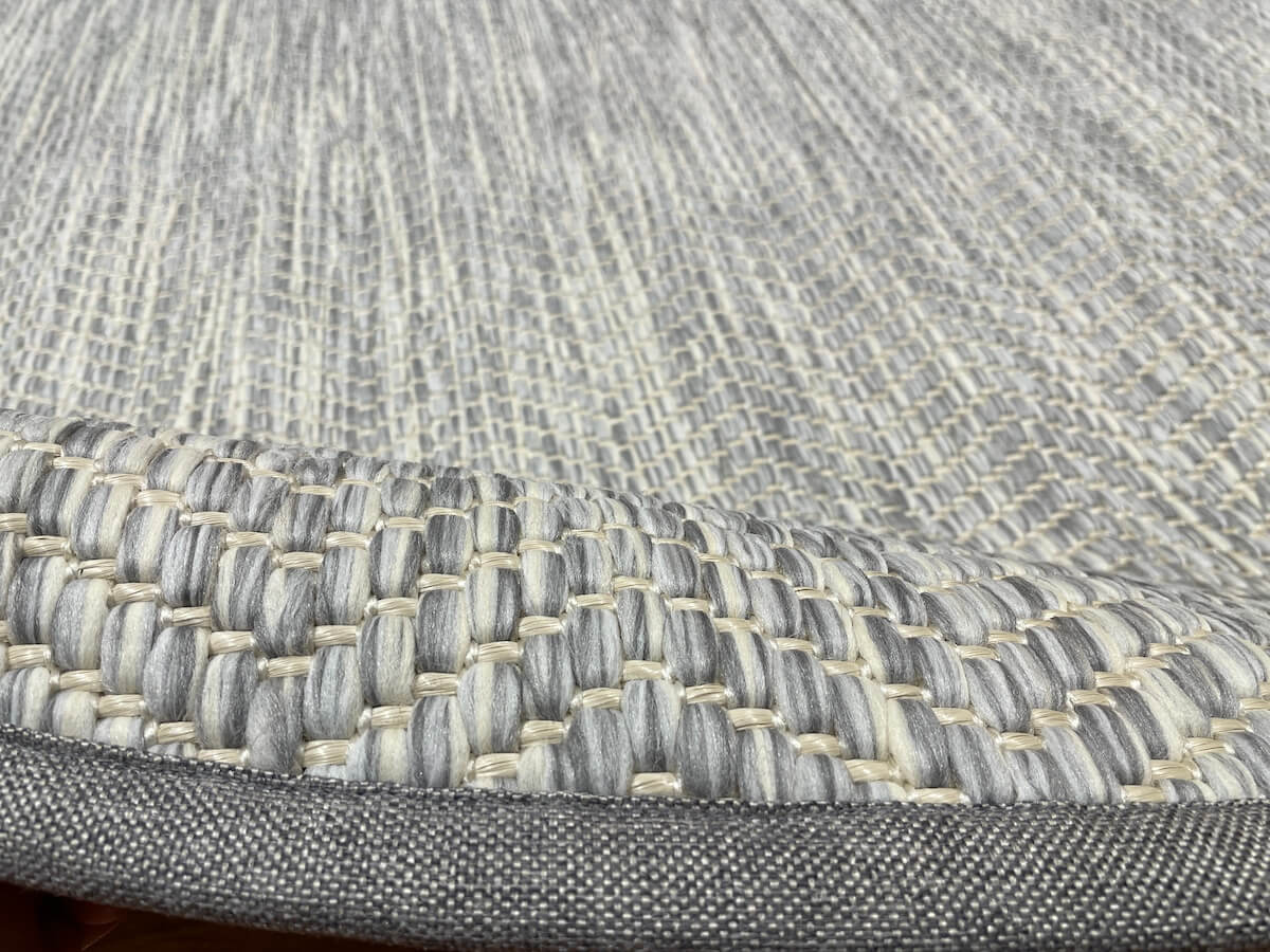 Sisal Halı Yuvarlak Gri 900