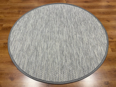 Sisal Halı Yuvarlak Gri 900