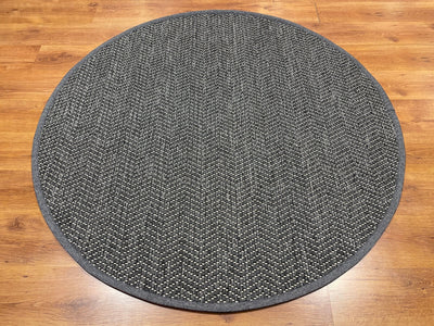 Sisal Halı Yuvarlak Antrasit 991