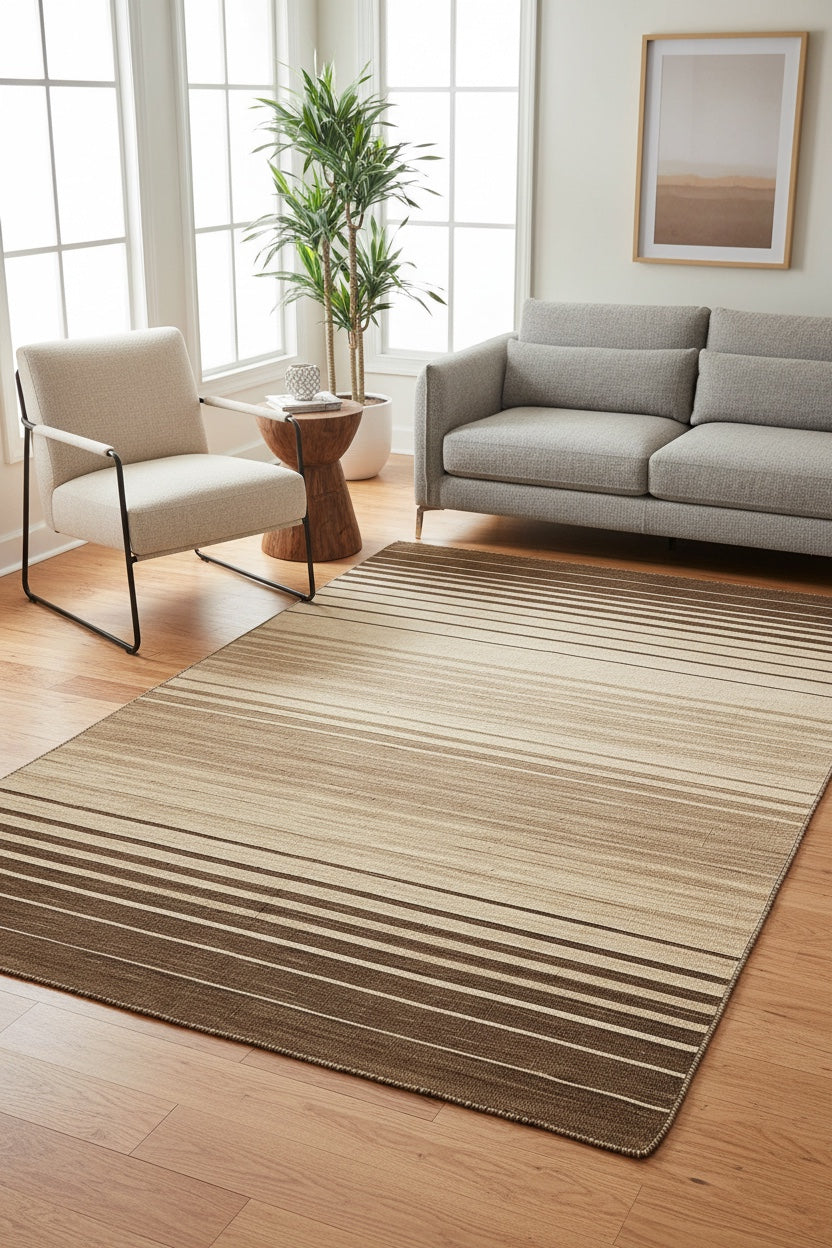 Stripe Çizgili El Dokuma Kilim