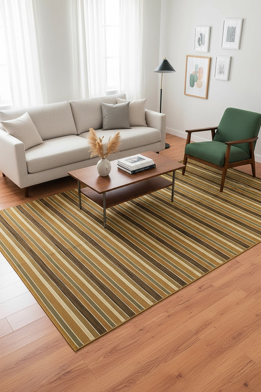 Stripe Çizgili El Dokuma Kilim