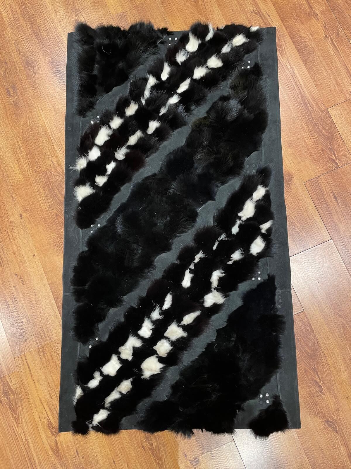 Rakun Orijinal Deri Halı