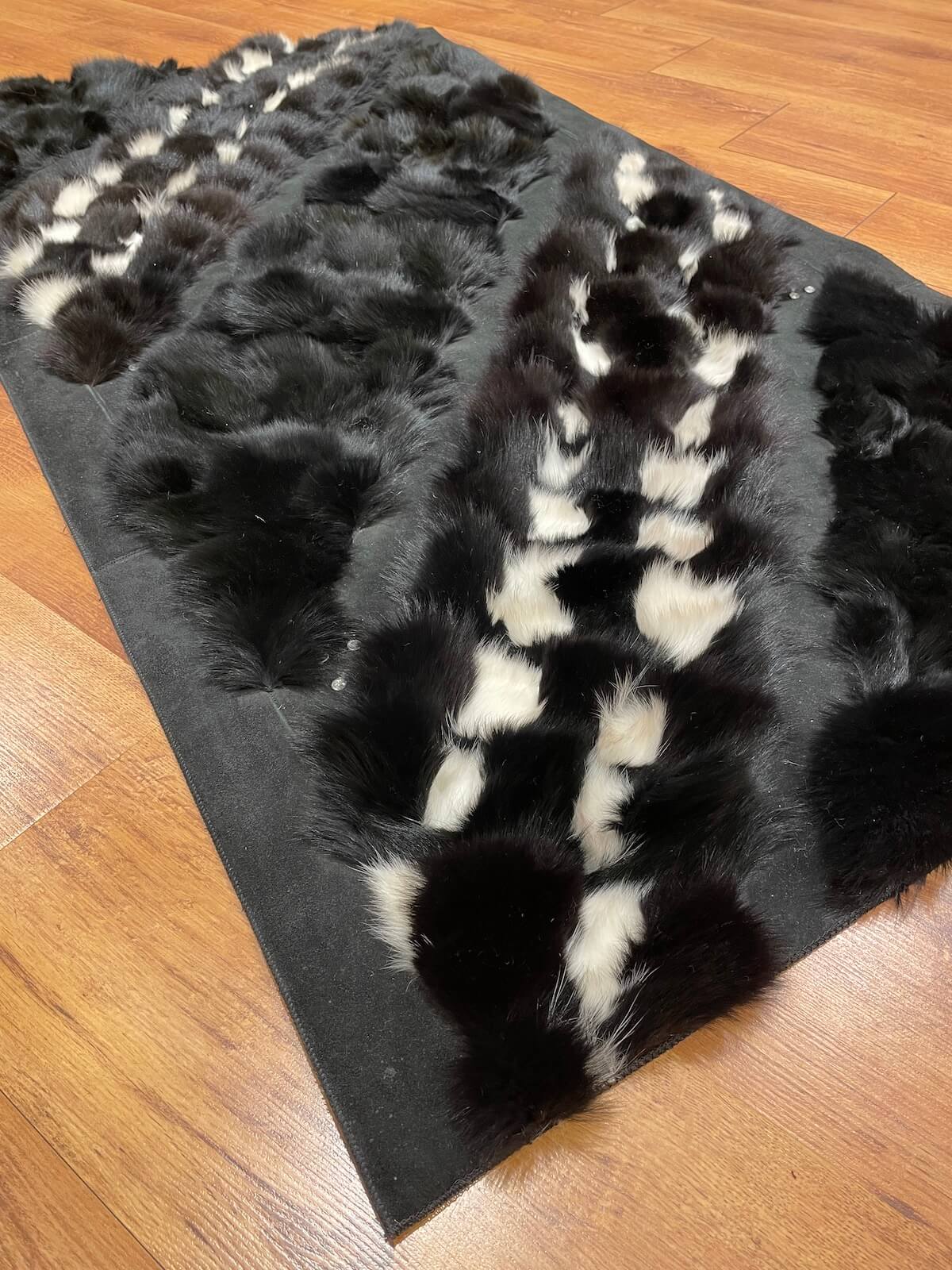 Rakun Orijinal Deri Halı